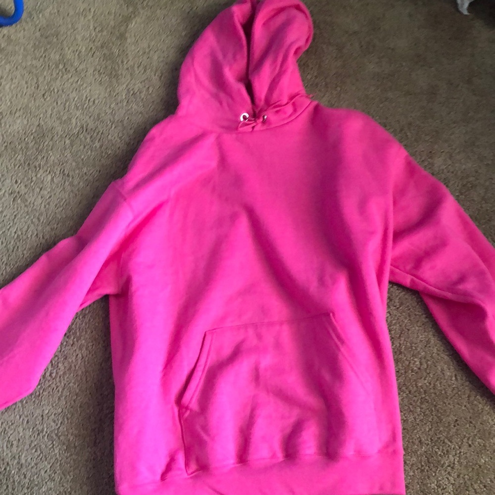 Pink champion hoodie